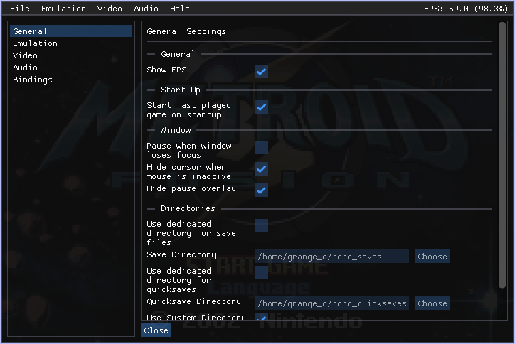 A sneak-peak of the new settings panel