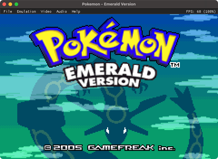 Pokemon Emerald’s Title Screen