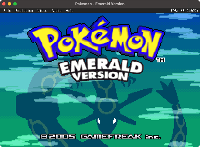 Pokemon Emerald&rsquo;s Title Screen